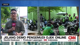 VIDEO: Pantauan Jelang Demo Pengemudi Ojol