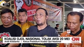 VIDEO: Koalisi Ojol Nasional Tolak Aksi 20 Mei