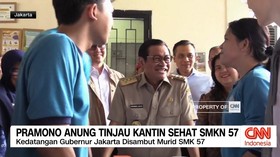 VIDEO: Pramono Anung Tinjau Kantin Sehat SMKN 57
