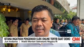 VIDEO: Istana Ingatkan Pengemudi Ojek Online Tertib Saat Demo
