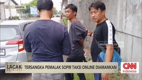 VIDEO: Tersangka Pemalak Sopir Taksi Online Diamankan