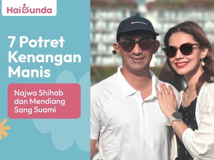 7 Potret Kenangan Manis Najwa Shihab dan Mendiang Sang Suami