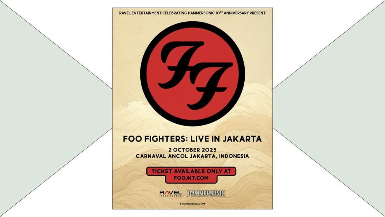 Ravel Entertainment Pastikan Tour Asia Perdana Foo Fighters Mendarat di Jakarta