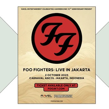 Ravel Entertainment Pastikan Tour Asia Perdana Foo Fighters Mendarat di Jakarta