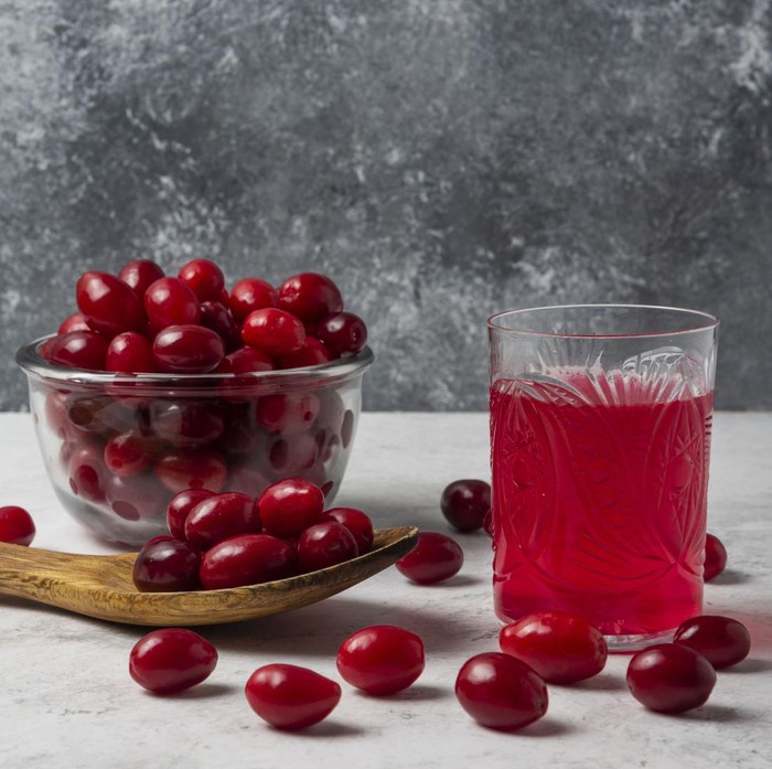 Ilustrasi jus cranberry