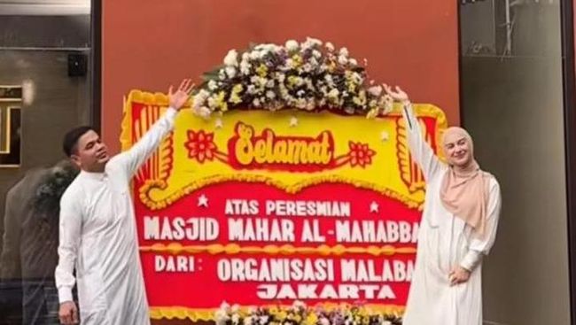 Masjid Mahar Pernikahan Haldy Sabri untuk Irish Bella Selesai Dibangun