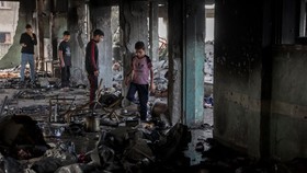 FOTO: Kekejian Israel Gempur Kamp Pengungsian Warga Sipil Gaza