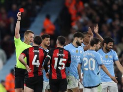 Man City Vs Bournemouth: Drama 2 Kartu Merah, The Citizens Menang 3-1