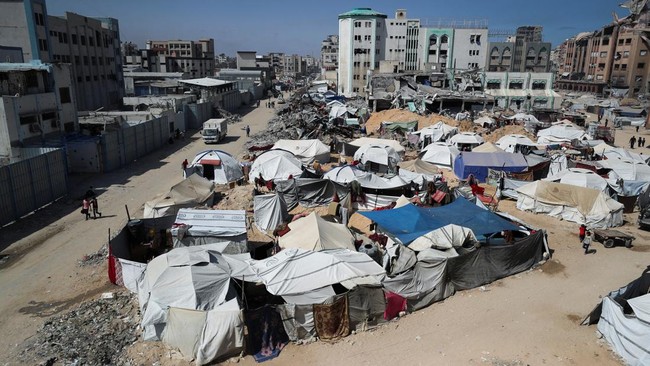 Kantor Media Pemerintah di Gaza melaporkan wilayah tersebut menghadapi defisit tempat penampungan lebih dari 96 persen.