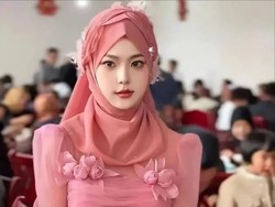 Viral Pengantin Cantik Berhijab Ini Dikira Buatan AI, Begini Penampilannya