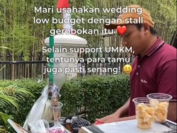 Viral! Pernikahan Low Budget Ini Suguhkan Jajanan Gerobak, Bikin Tamu Bahagia