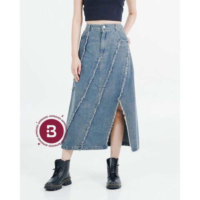 This Is April Shourd Skirt Denim