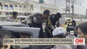 VIDEO: Razia Premanisme dan Parkir Liar, 25 Orang Diamankan