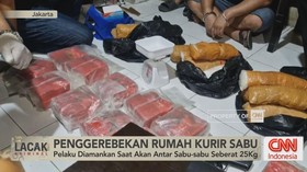 VIDEO: Penggerebekan Rumah Kurir Sabu, BNN Sita Barang Bukti Rp50 M