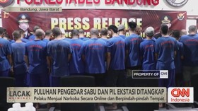 VIDEO: Puluhan Pengedar Sabu dan Ekstasi Ditangkap di Bandung