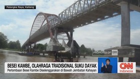 VIDEO: Besei Kambe, Olahraga Tradisional Suku Dayak