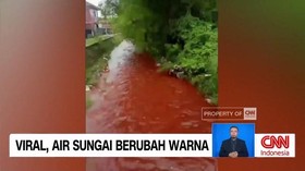 VIDEO: Air Sungai Berubah Warna di Bogor dan Cirebon