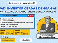 Belajar Saham Lebih Cepat, Akurat, dan Hemat Waktu di Kelas Investasi AI detikcourse