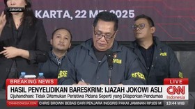VIDEO: Hasil Penyelidikan Bareskrim: Ijazah Jokowi Asli