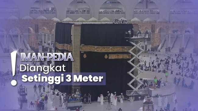 Mengenal Kiswah, Kain Penutup Kabah yang Diangkat Tiap Musim Haji