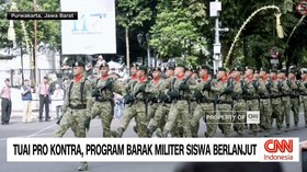 VIDEO: Tuai Pro Kontra, Program Barak Militer Siswa Berlanjut