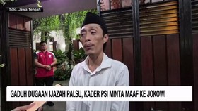 VIDEO: Gaduh Dugaan Ijazah Palsu, Kader PSI Minta Maaf ke Jokowi