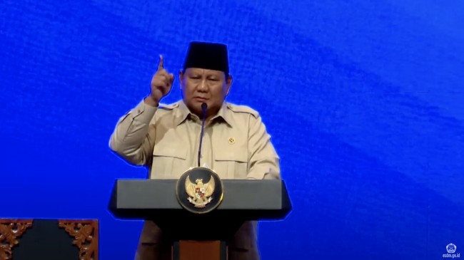 Presiden RI Prabowo Subianto menyatakan bahwa perang merupakan kegiatan yang melanggar nilai kemanusiaan dan menimbulkan kehancuran.