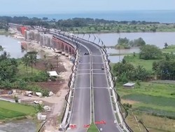Potret Proyek Jembatan Pandansimo Bantul, Progres Capai 98%