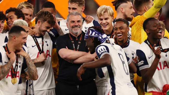 Pelatih Tottenham Hotspur Ange Postecoglou membeberkan strategi dalam meraih gelar Liga Europa 2024/2025.