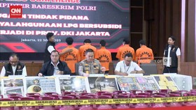 VIDEO: Polisi Tangkap 10 Pengoplos Gas Subsidi. Kerugian Negara 16,8 M