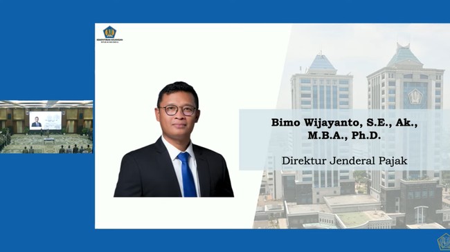 Dirjen Pajak Baru Bimo Wijayanto Punya Harta Rp6,6 M Dirjen Pajak Bimo Wijayanto terakhir kali melaporkan harta kekayaan pada 2021, saat masih menjabat sebagai Asisten Deputi di Kemenko Maritim dan Investasi.