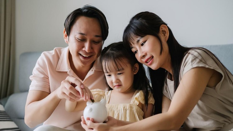 Ilustrasi Orang Tua dan Anak Ilustrasi Orang Tua dan Anak