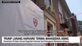 VIDEO: Trump Larang Harvard Terima Mahasiswa Asing
