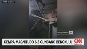VIDEO: Gempa Magnitudo 6,3 Guncang Bengkulu