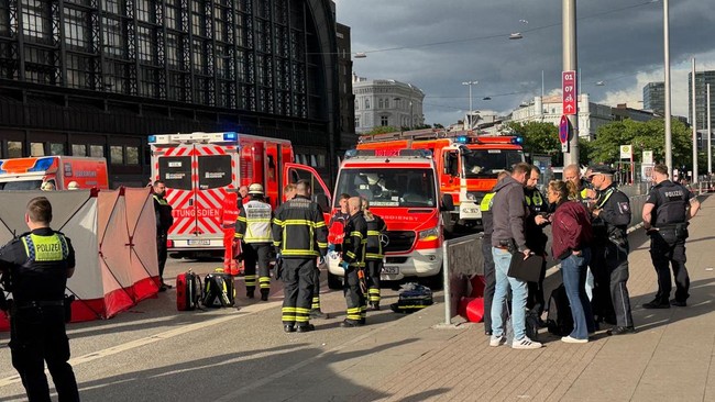Penikaman Teror Stasiun Hamburg Jerman, 12 Orang Luka Polisi menangkap seorang wanita usai melancarkan penikaman massal hingga melukai sedikitnya 12 orang di stasiun utama Hamburg, utara Jerman.
