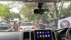 Akses Menuju GBLA Macet Parah, Bobotoh Cari Jalur Alternatif