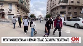 VIDEO: Merayakan Kebebasan di Tengah Perang Gaza Lewat Skateboard