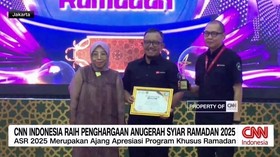 VIDEO: CNN Indonesia Raih Penghargaan Anugerah Syiar Ramadan 2025