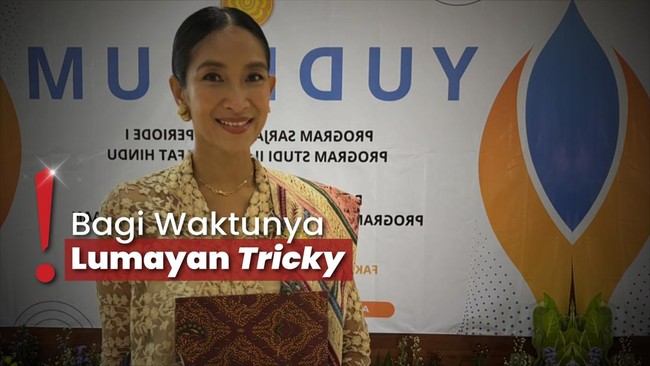 Lulus S1 Filsafat Hindu di Usia 45 Tahun, Happy Salma Ingin Motivasi Anaknya