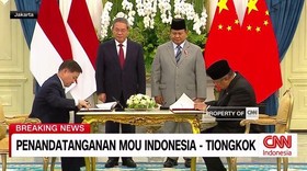 VIDEO: Penandatanganan MoU Indonesia-Tiongkok