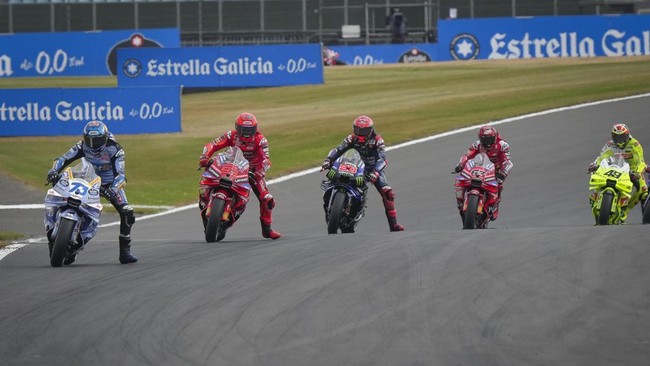 Berikut prediksi MotoGP Inggris 2025 di saat Marc Marquez, Alex Marquez, Francesco Bagnaia, dan sederet pembalap lain punya motivasi menaklukkan Silverstone.