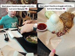 Turis Ini Puji Makanan di Bandara Malaysia Enak, Netizen Malaysia Bangga