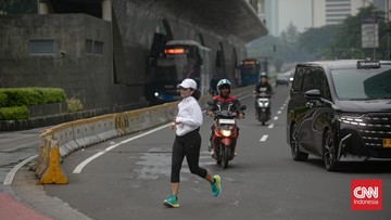 Pramono Investigates 5 Cars That Broke Through Jakarta's Car Free Day