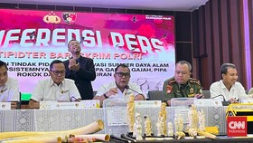 Bareskrim Tangkap 4 Penyelundup Gading Gajah Senilai Rp2,4 Miliar