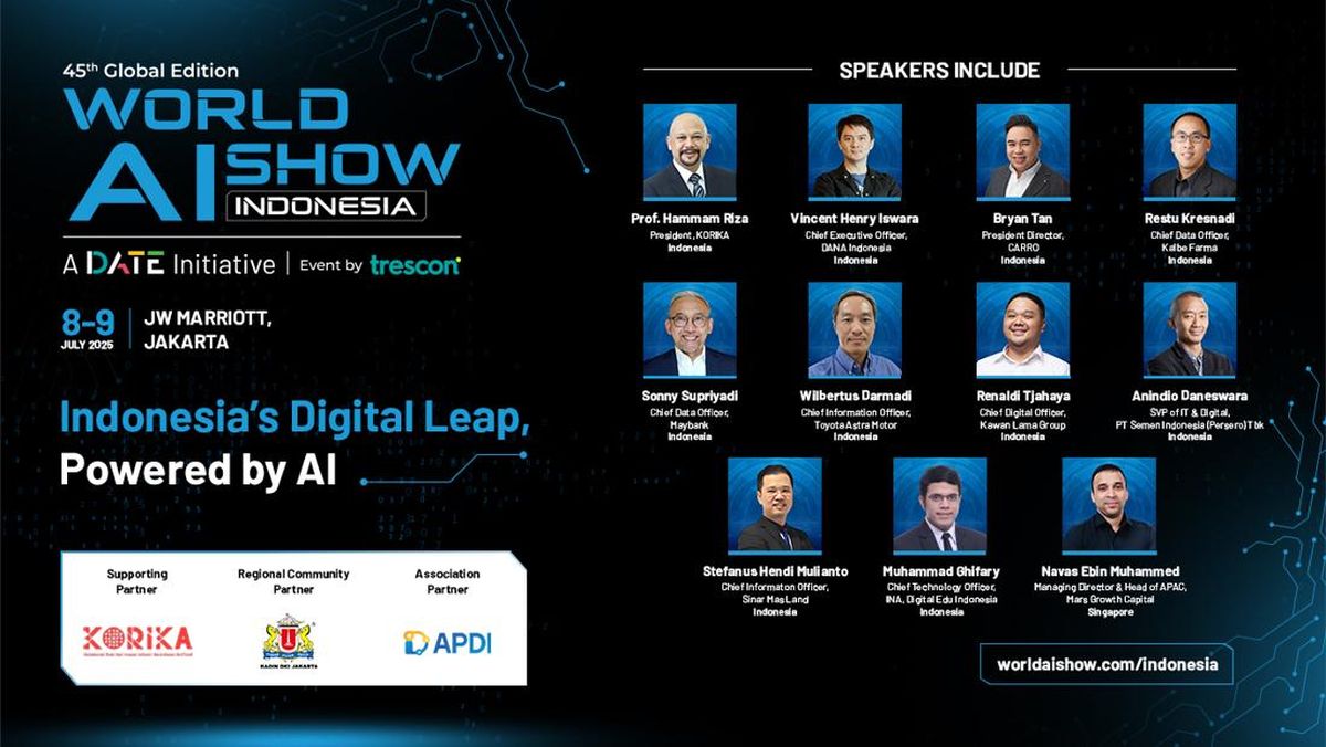 World AI Show 2025: Dorong Implementasi AI dan Transformasi Digital RI