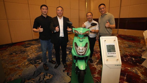 PT Green Energy, ECGO & EVMOTO Hadirkan Sewa Motor Listrik Berbagi Pakai