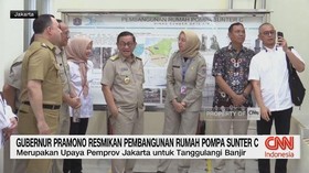 VDEO: Gubernur Pramono Resmikan Pembangunan Rumah Pompa Sunter C