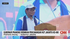 VIDEO: Gubernur Pramono Resmikan Pencanangan HUT ke-498 Jakarta