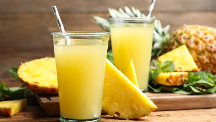Ilustrasi jus nanas Ilustrasi jus nanas