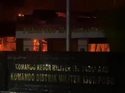 Markas Kodim Poso Kebakaran